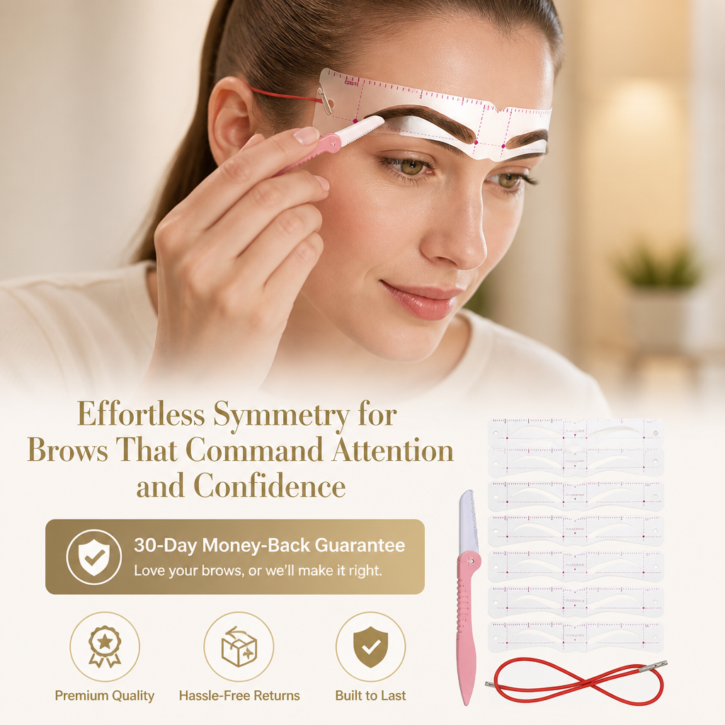 BrowCraft™ — Effortless Symmetry for Brows That Command Attention and Confidence