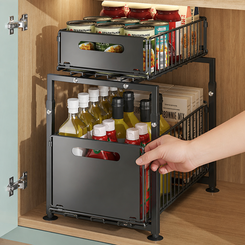 SpaceMaster™ — Instantly Transform Chaos Into Calm with Effortless, Adjustable Storage