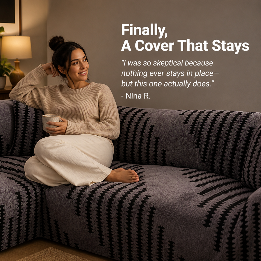 LumiNest™ Plush Sofa Cover — Wrap Your Sofa in Unshakable Comfort and Plush Luxury