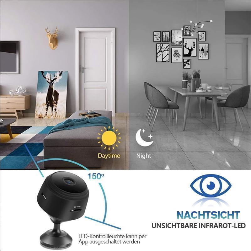 WiFi Mini Camera with Night Vision and Magnetic Mount