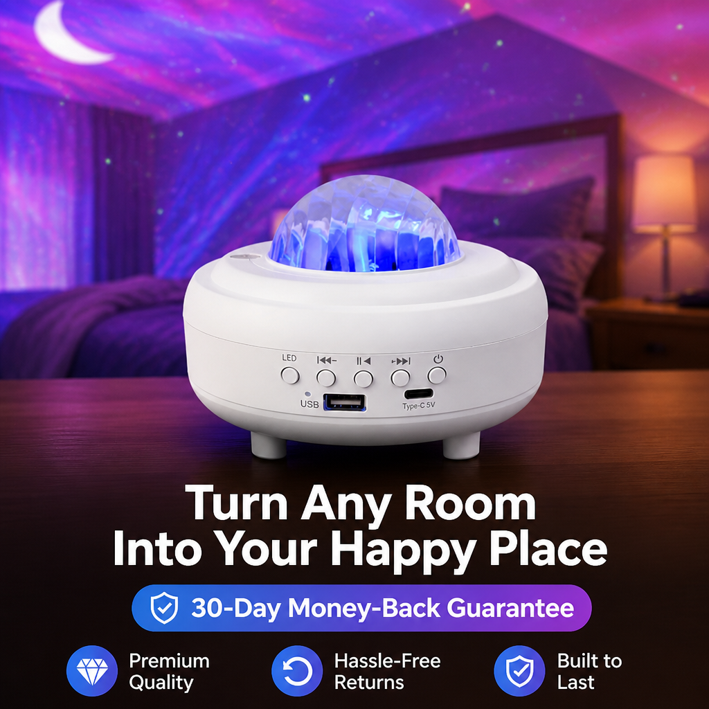 CelestiWave™ — Transform Your Room into a Hypnotic Galaxy of Calm and Joy