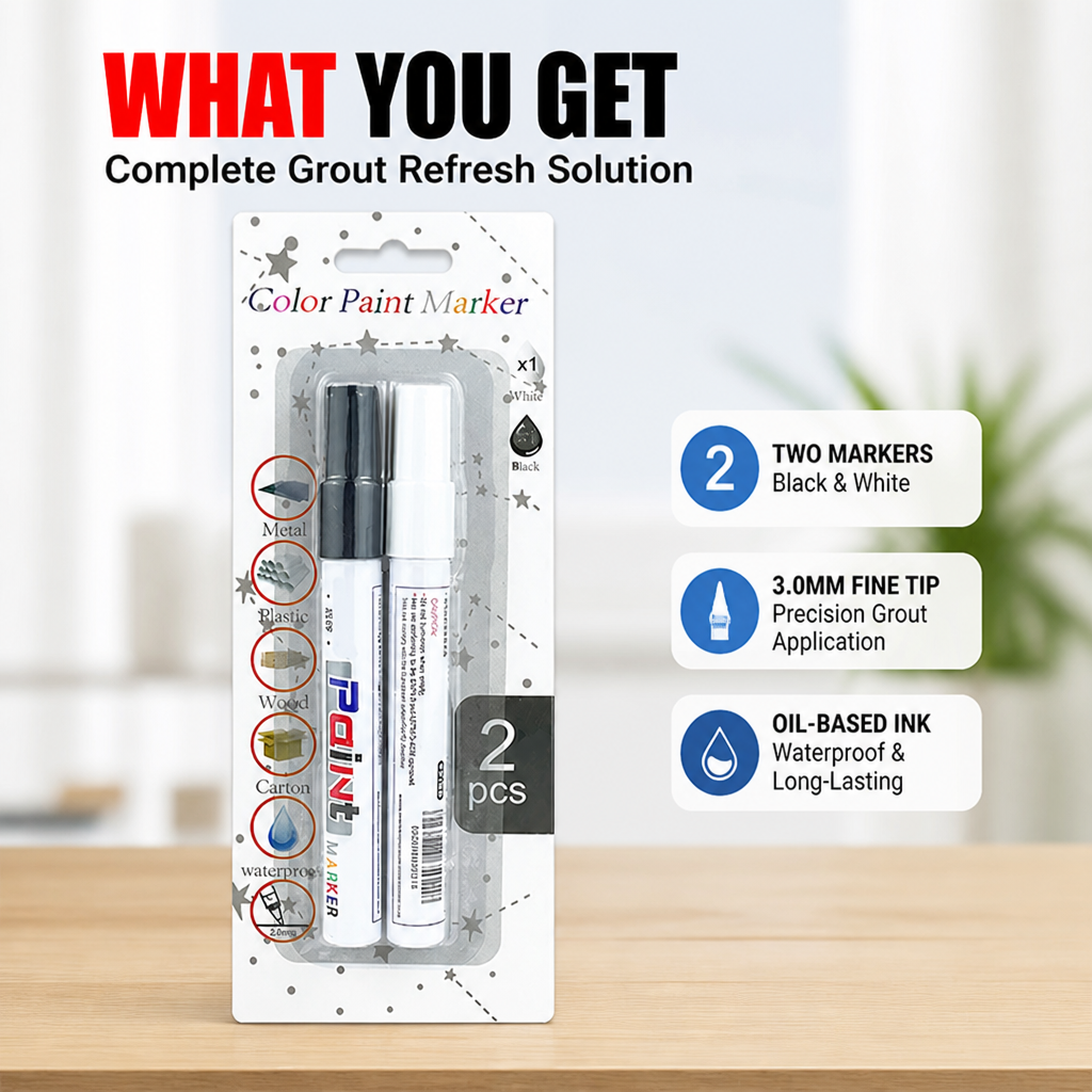 RevitaLine™ — Instantly Bring Your Grout Back to Life with Waterproof Precision