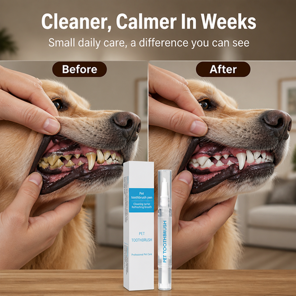 SmilePulse™ — Effortless Daily Care for a Bright Smile and Fresh Breath Your Pet Will Love