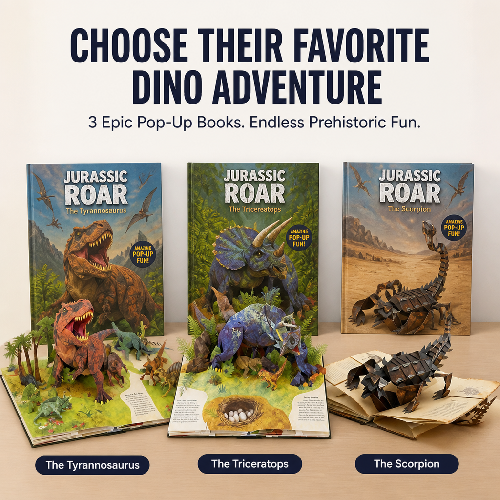 JurassicRoar™ — Ignite Your Child’s Imagination with Explosive 3D Dinosaur Adventures