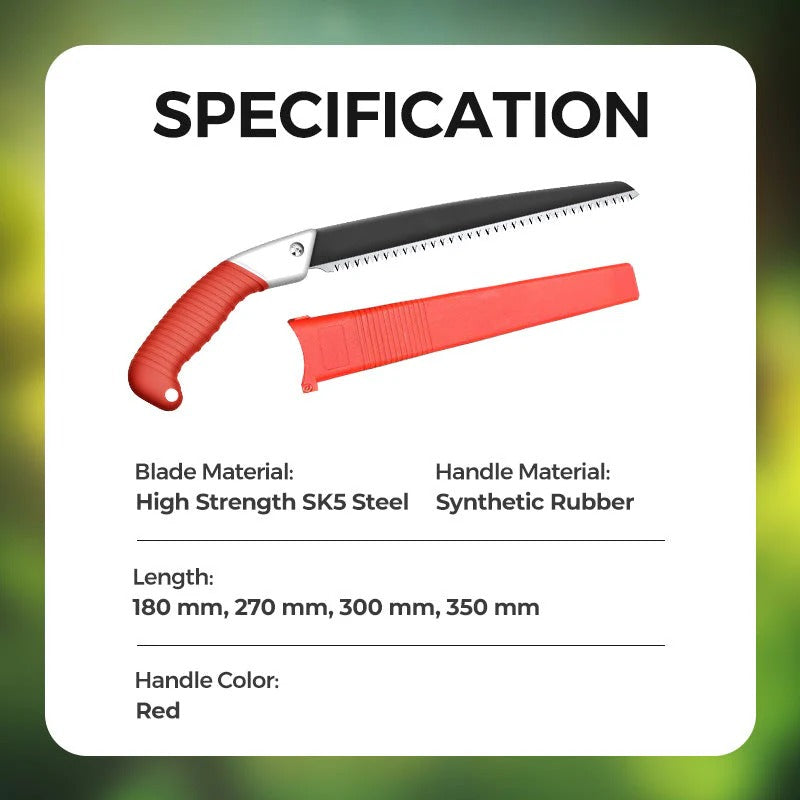 Pruning Saw with Carbon Steel Blade – Ideal for Accurate Cutting