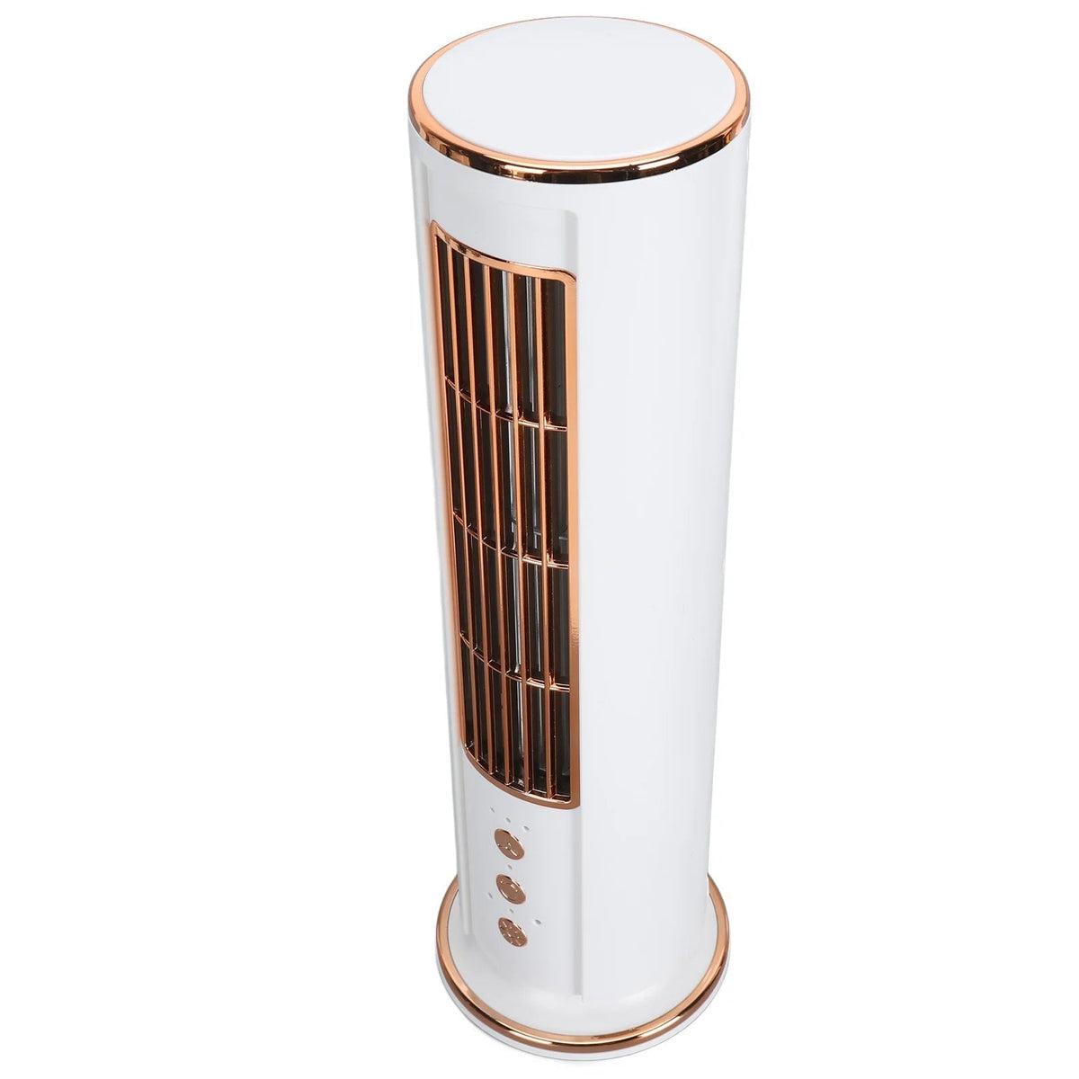 Personal Tower Fan with Remote – USB Rechargeable, 3-Speed Bladeless Design for Home & Office