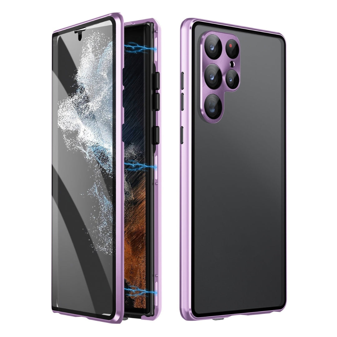 Double Glass Protected Magnetic Phone Case