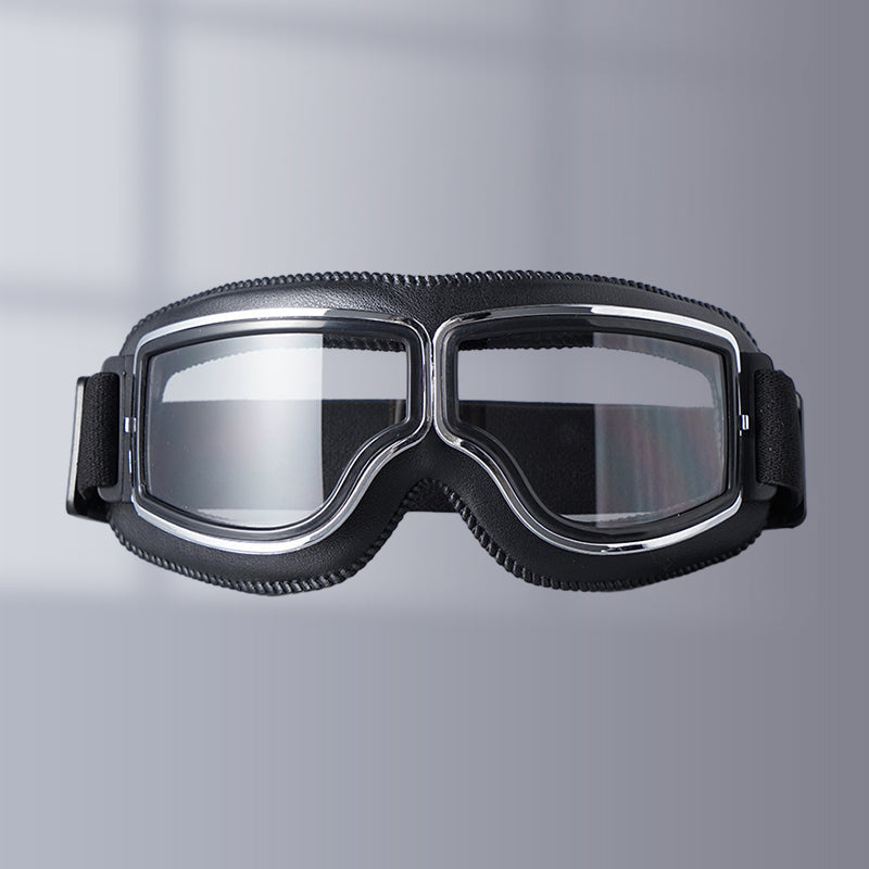 Adjustable Strap Vintage Style Motorcycle Goggles