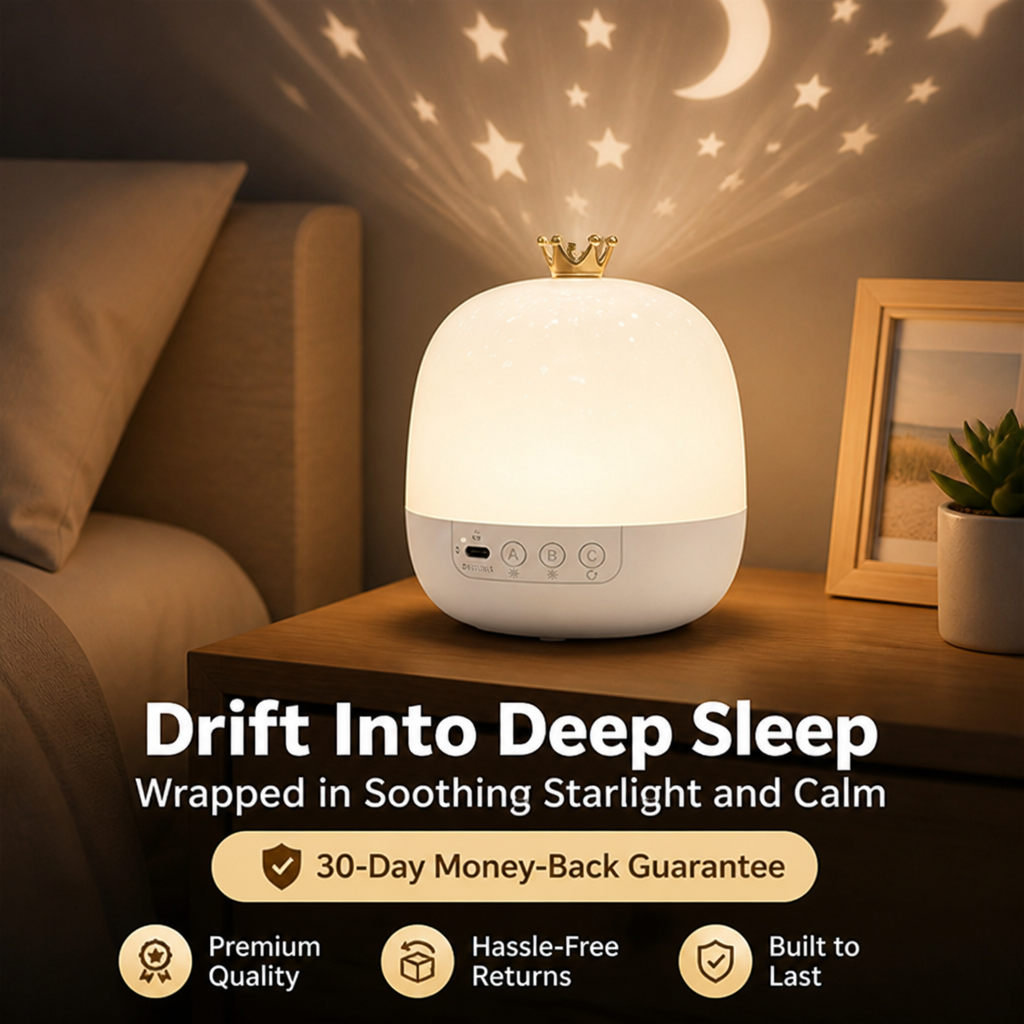 LumiStar™ — Drift Into Deep Sleep Wrapped in Soothing Starlight and Calm