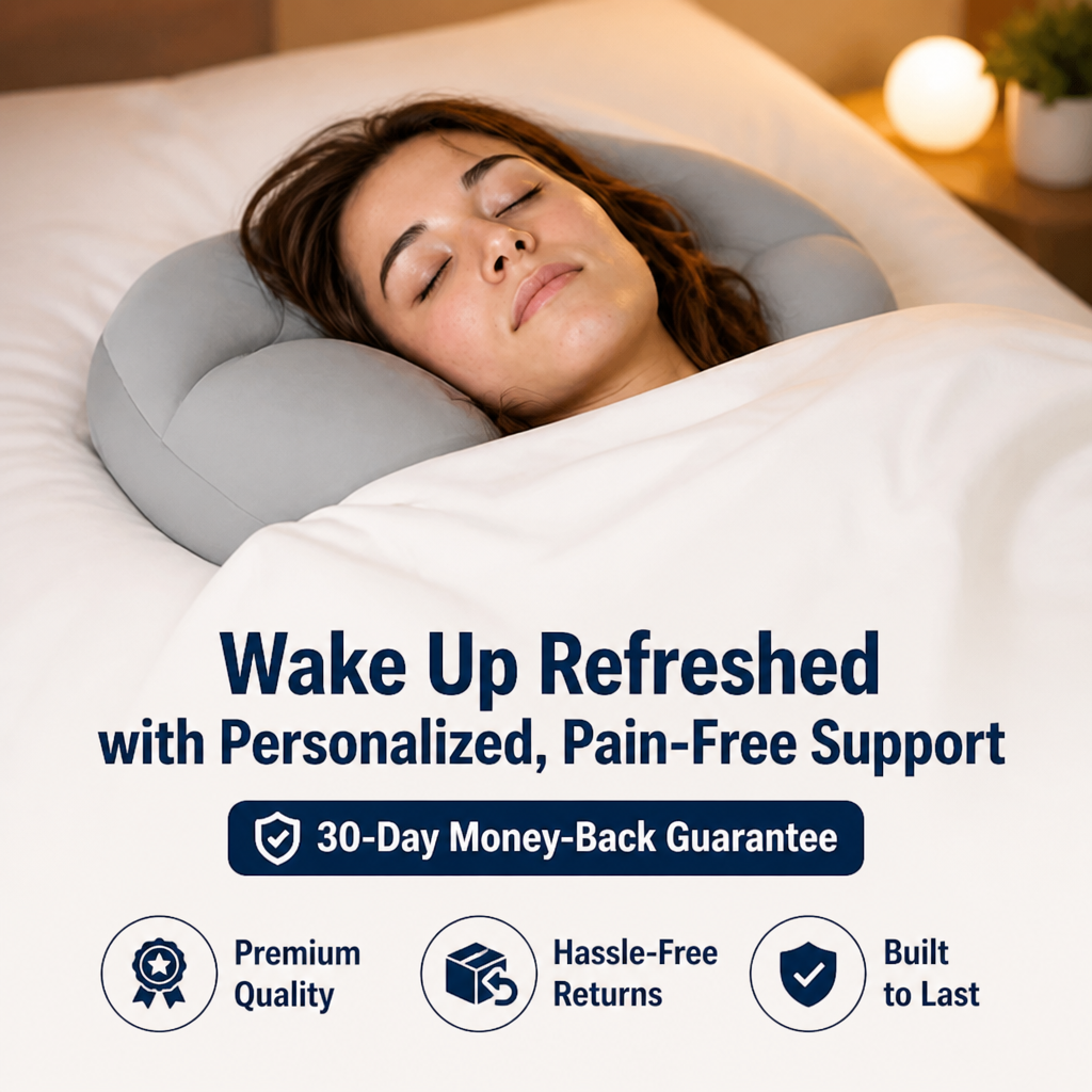 LumoRest™ Pillow — Wake Up Refreshed with Personalized, Pain-Free Support