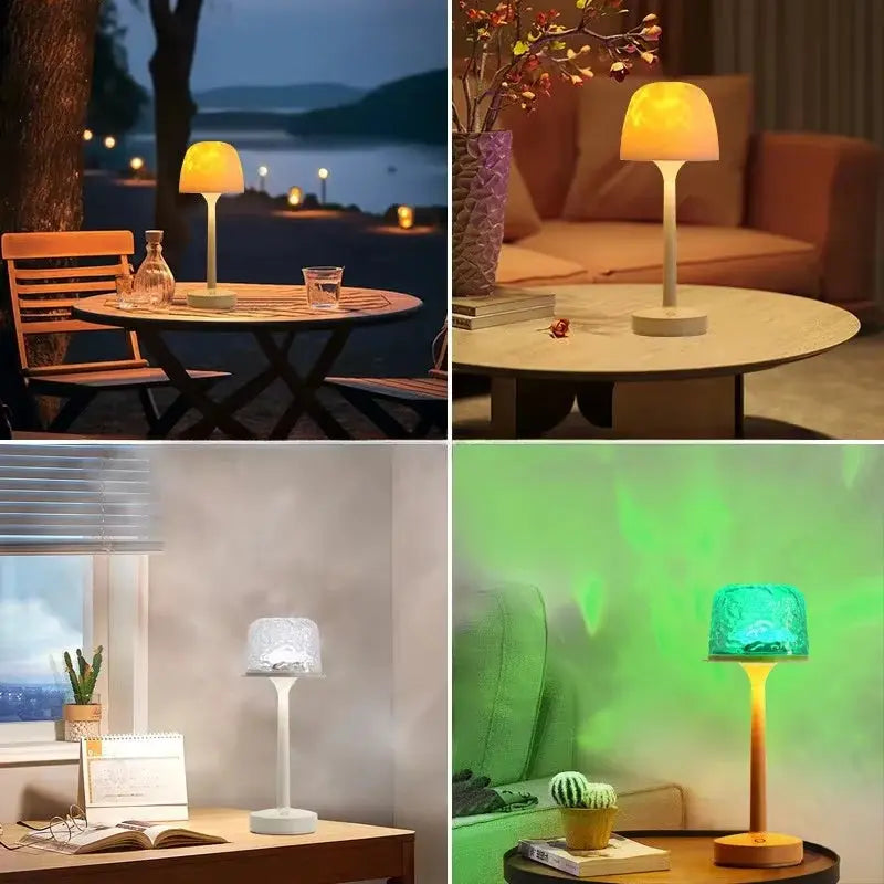 Touch-Controlled LED Desk Lamp with RGB Color Changing Features