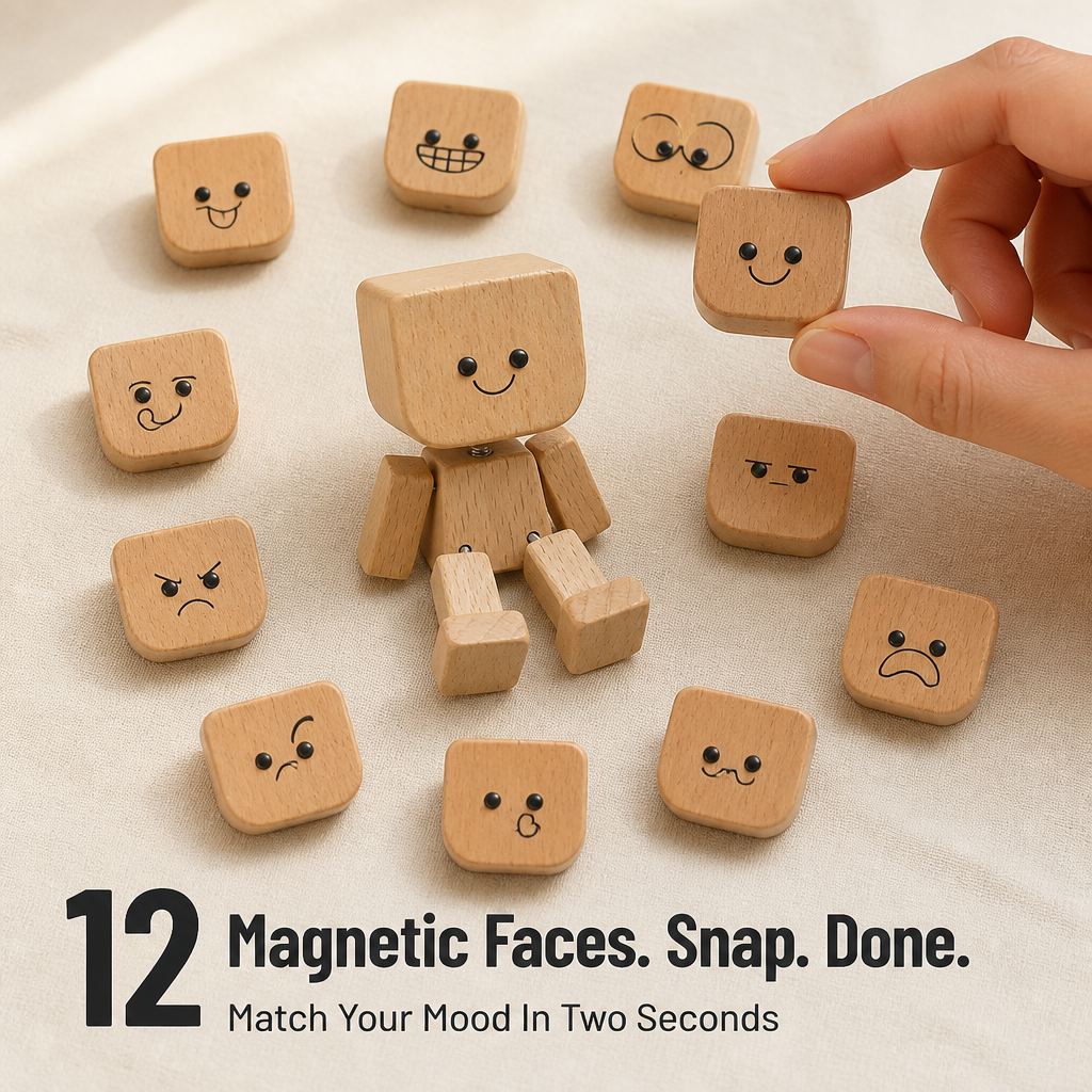 SwayBuddie™ — Animate Your Dashboard with 12 Interchangeable Magnetic Faces