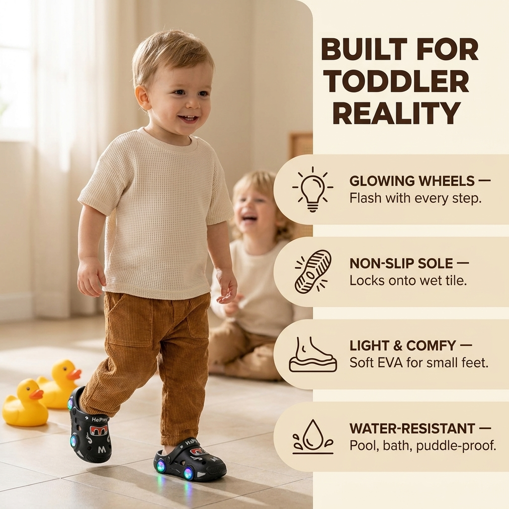 LumoSprints™ — Illuminate Every Step & Hold Firm on Slippery Floors Toddlers Often Slip On
