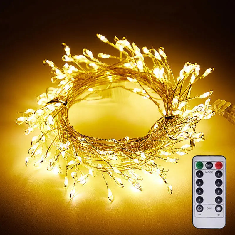 LED Holiday Tree String Lights – Vibrant & Stable Christmas Decor Illumination