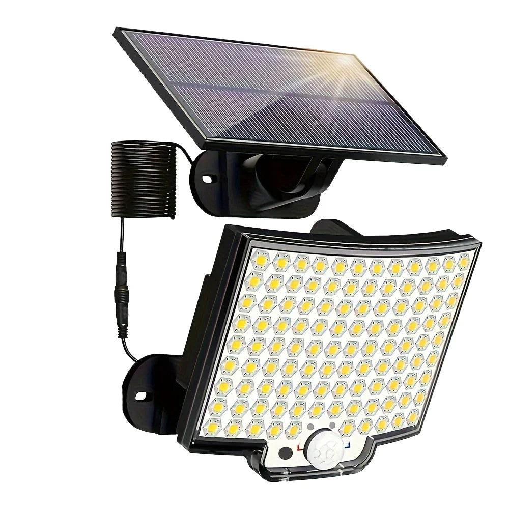 Solar Outdoor Wall Light with Motion Sensor – 106/144/280 LEDs