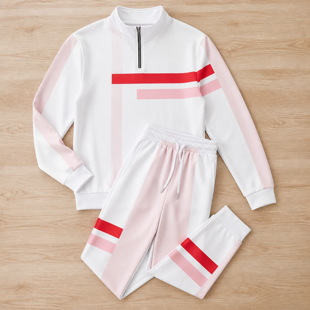 VeroStride™ Half-Zip Tracksuit Set — Command Attention with Every Move in Unmatched Comfort and Style
