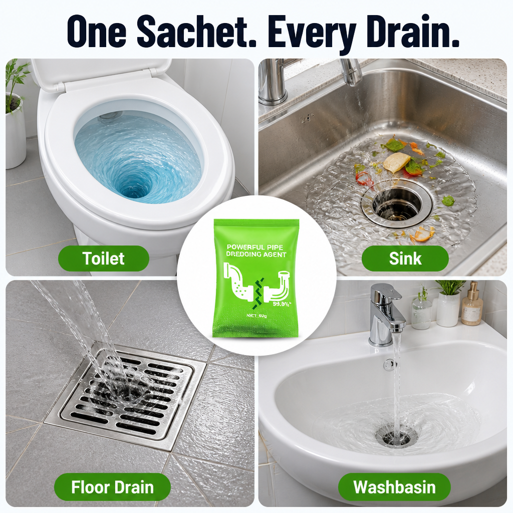 BreezeMaxPro™ — Break Down Tough Drain Clogs and Eliminate Foul Odors