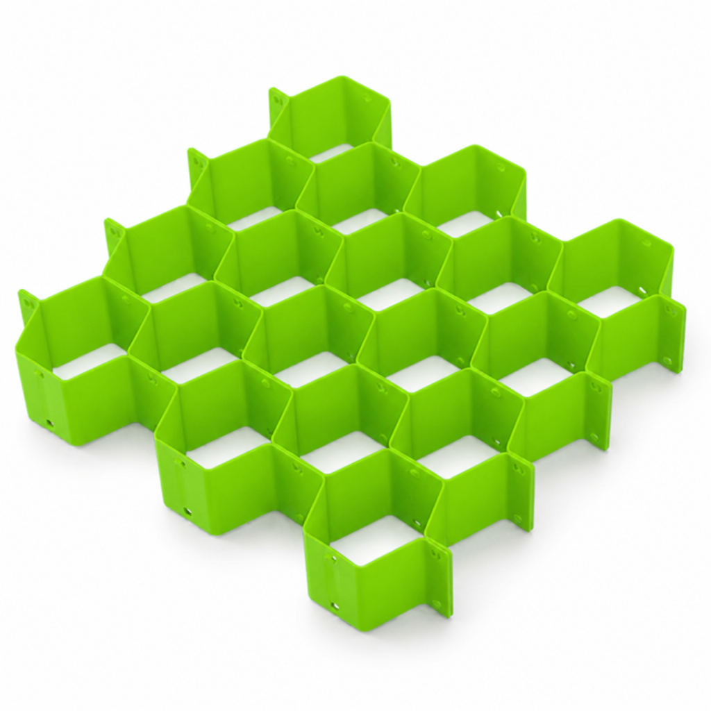 Modular Honeycomb Plug-In Drawer Organizer