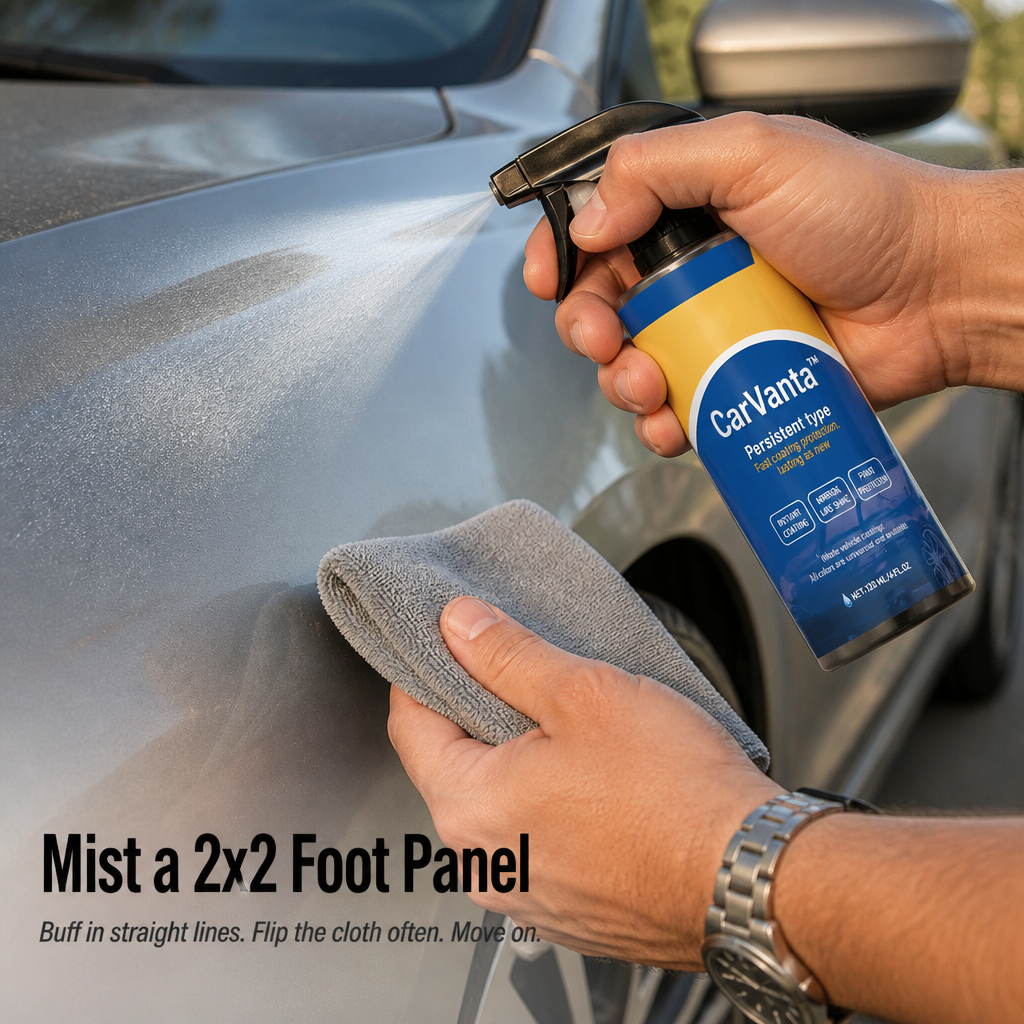 CarVanta™ — Spray, Wipe & Seal Showroom Shine in Minutes