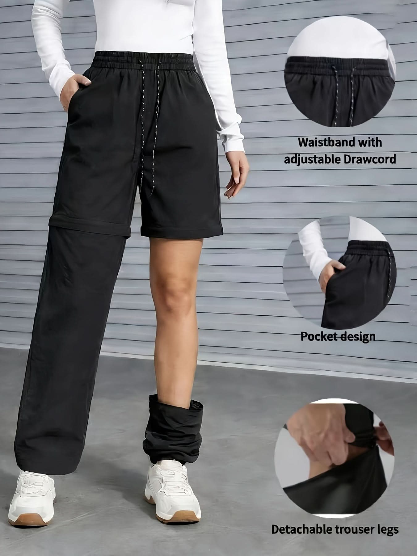 Convertible Outdoor Hiking Trousers for Adventure Activities