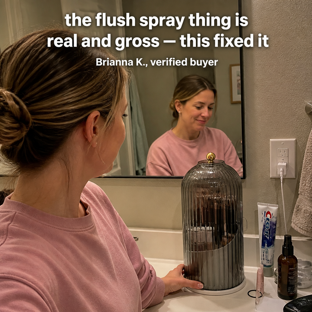 MetroLux™ Brush & Beyond Organizer — Turn Bathroom Mess into Crisp, Clutter-Free Serenity