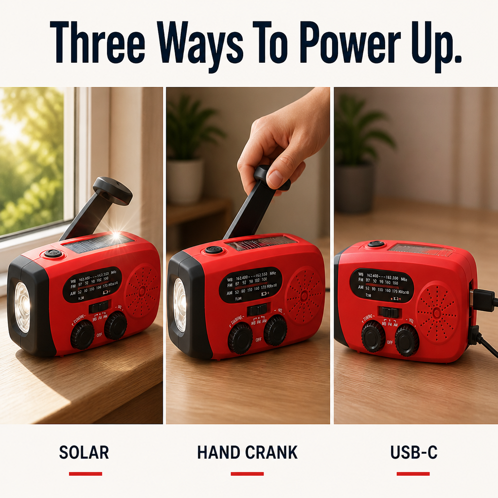 VoltGuard™ — Crank, Illuminate, And Power Up During Your Next Blackout