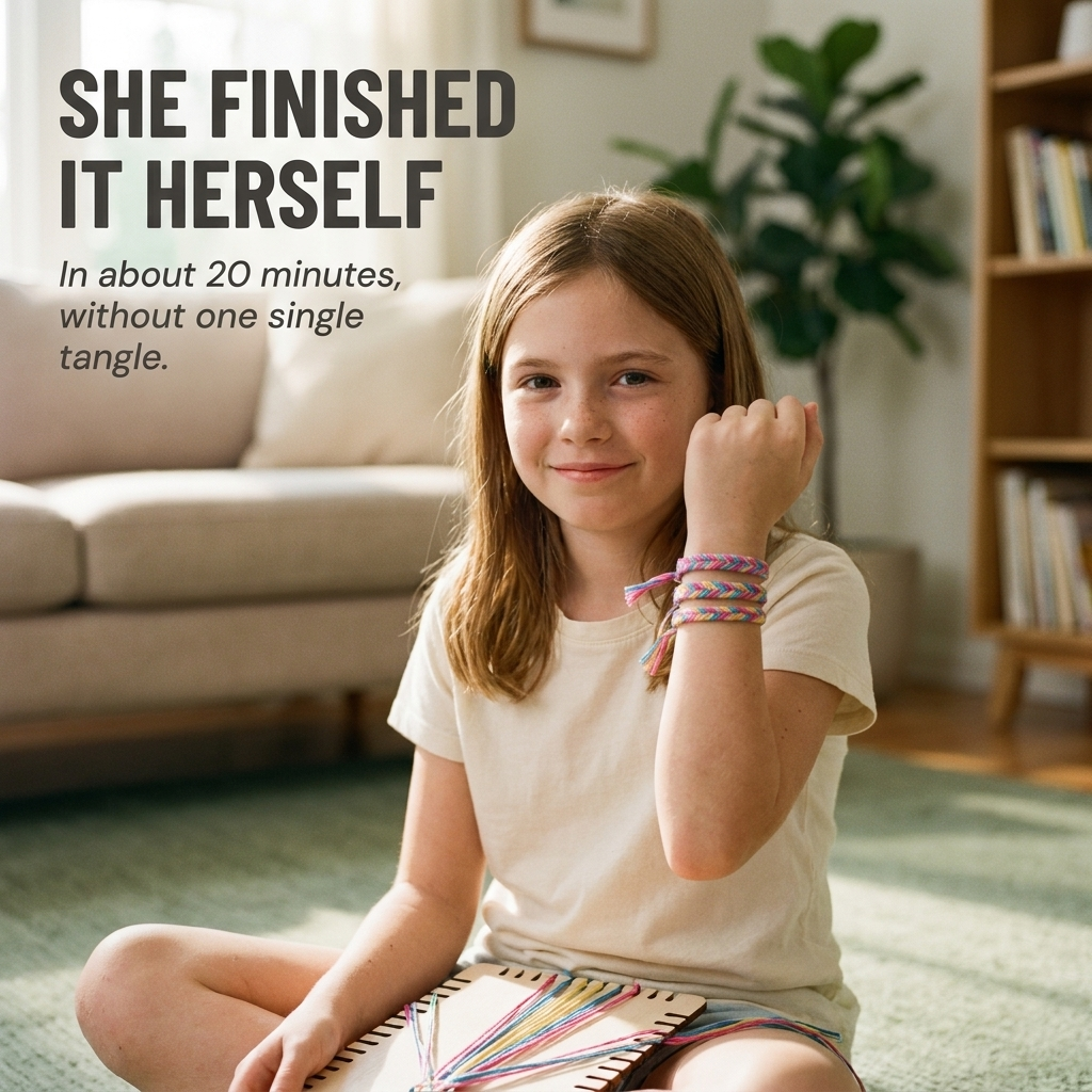 VivaBraids™ — Create Knot-Free Friendship Bracelets She Will Truly Complete