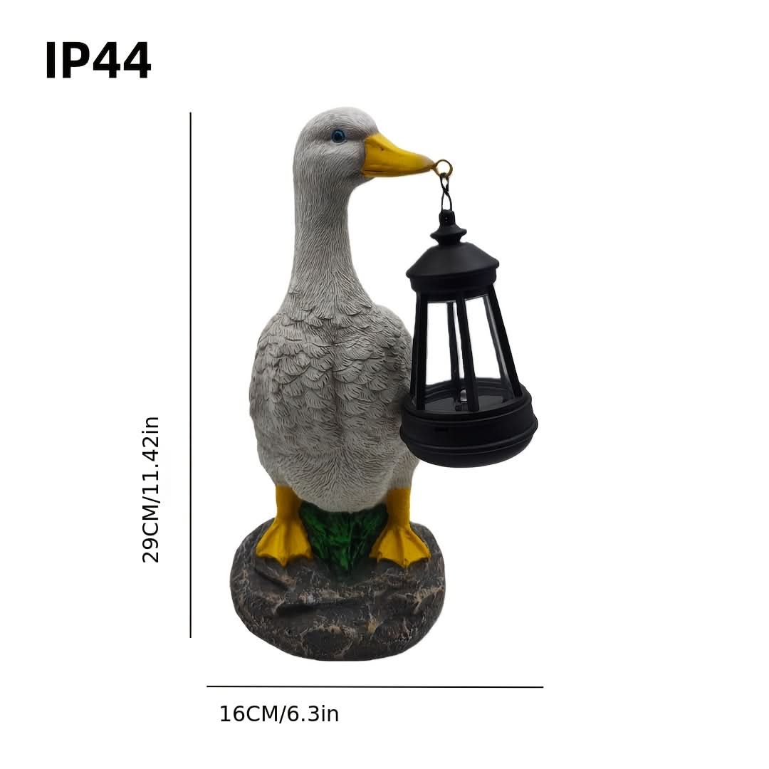 Solar Garden Lamp - Decorative Duck Design