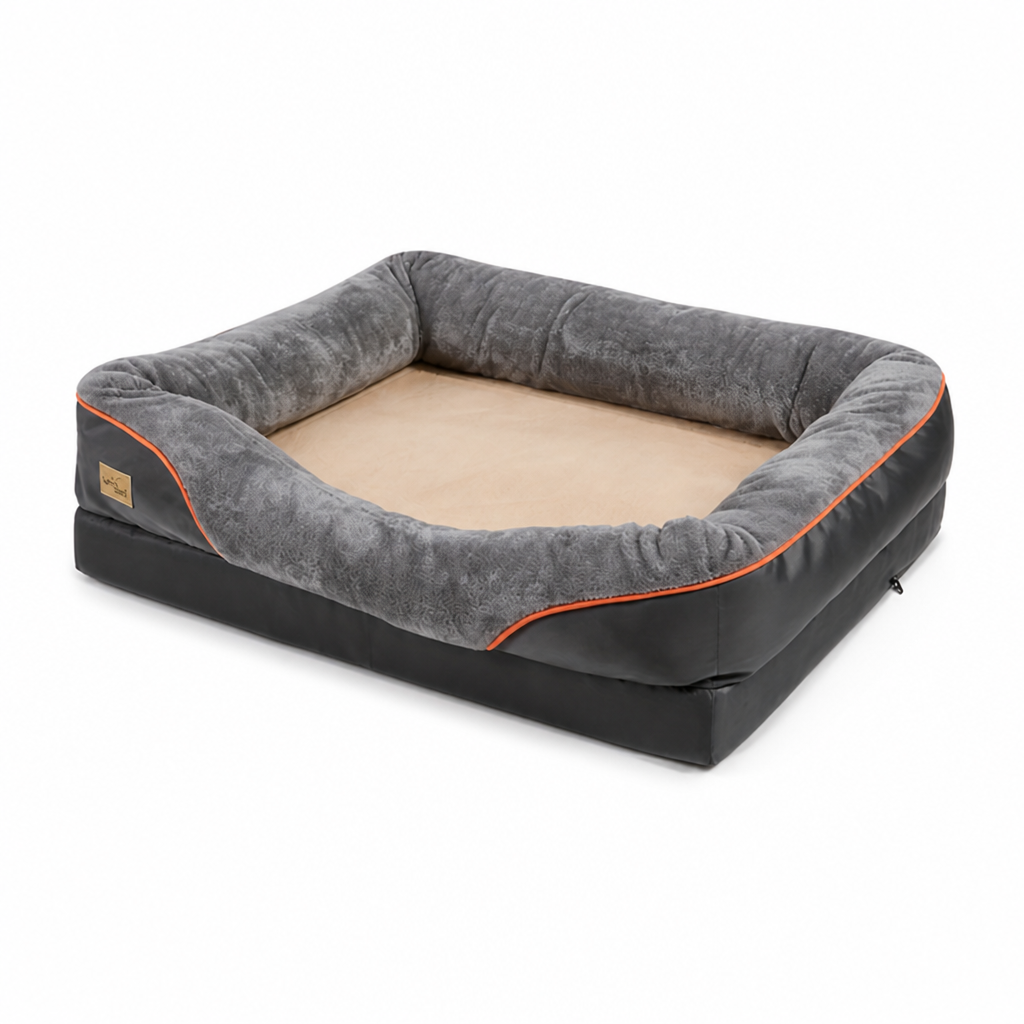 Extra-Large Orthopedic Foam Dog Bed (Washable Zipper Cover)