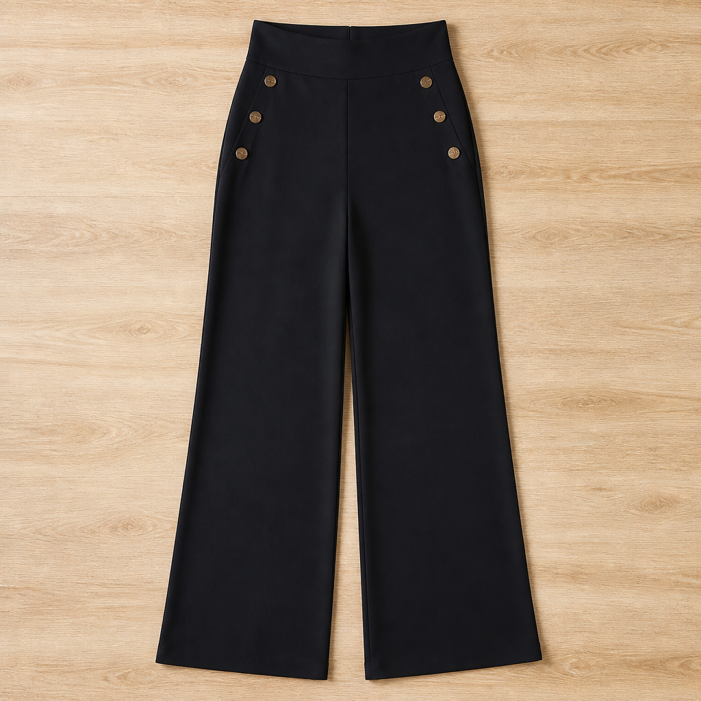 SerenityWave™ Plus Size High Waist Wide Leg Pants — Embrace Your Curves with All-Day Confidence and Effortless Comfort