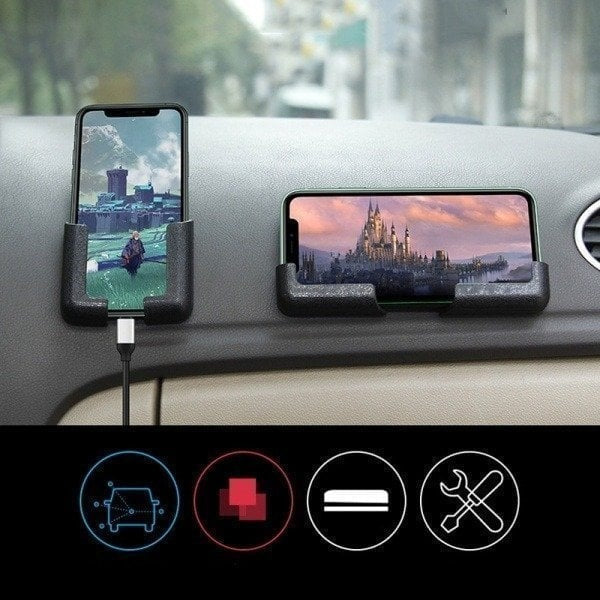 Phone Mount with Adjustable Design and Sturdy Adhesive