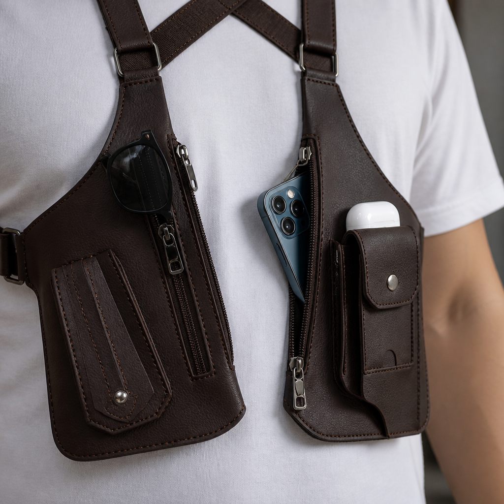 VigilGear™ – Concealed Underarm Anti-Theft Holster Bag with X-Back Straps