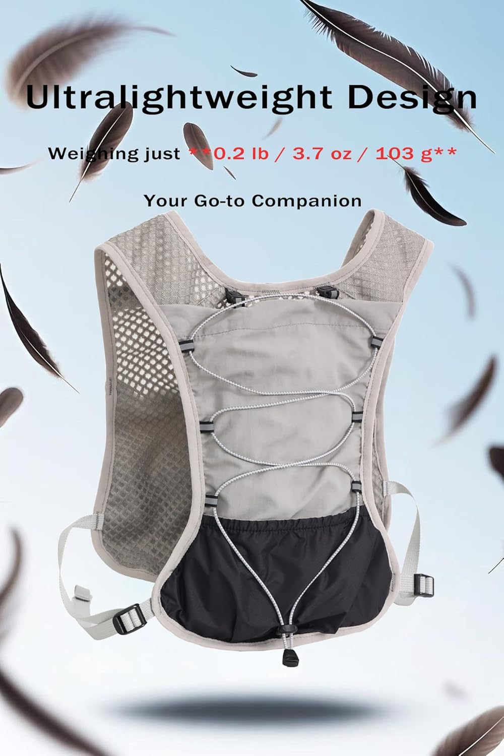 Water Backpack for Hiking and Running - 2L Hydration Vest