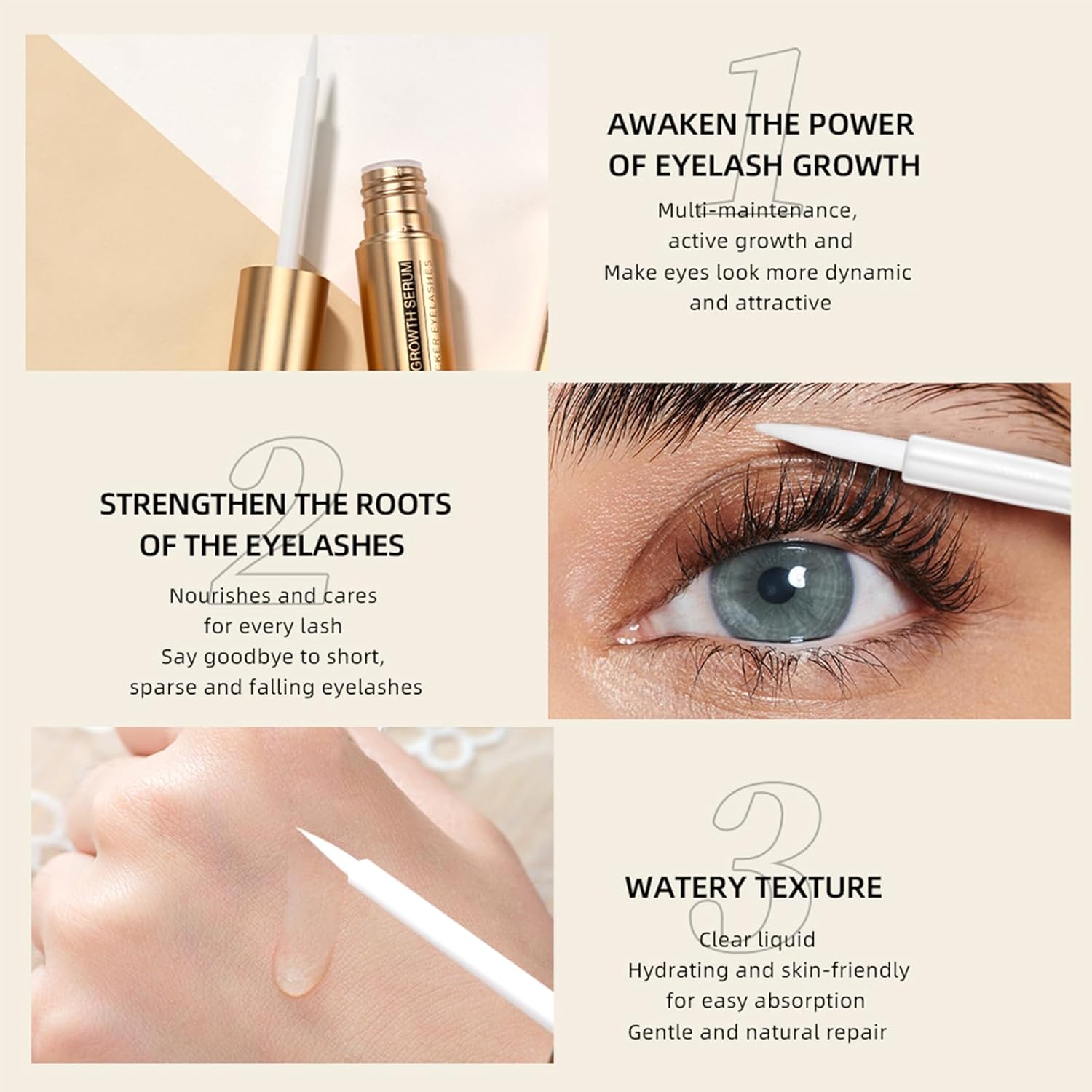 Serum for Enhanced Length and Volume of Eyelashes