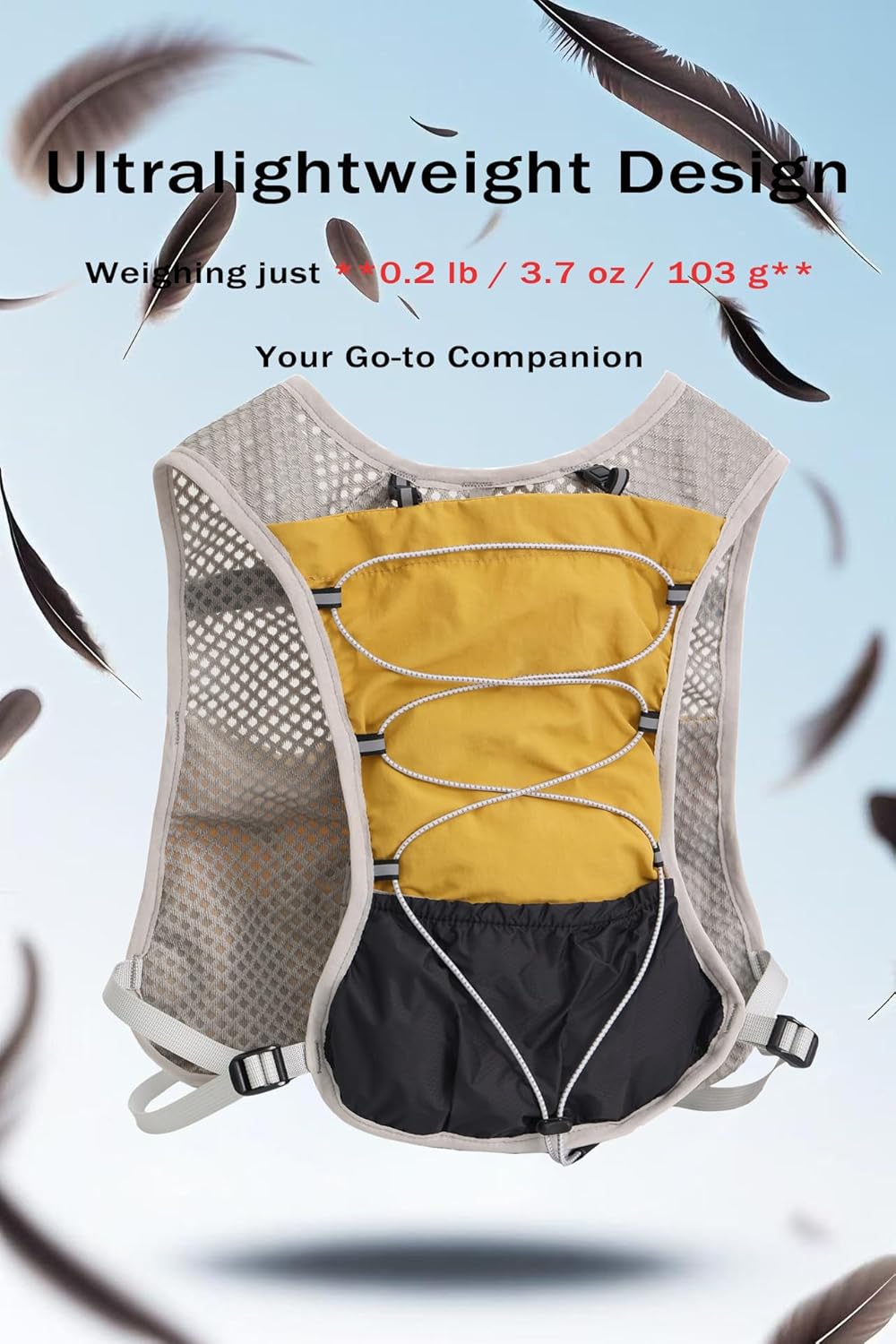 Water Backpack for Hiking and Running - 2L Hydration Vest