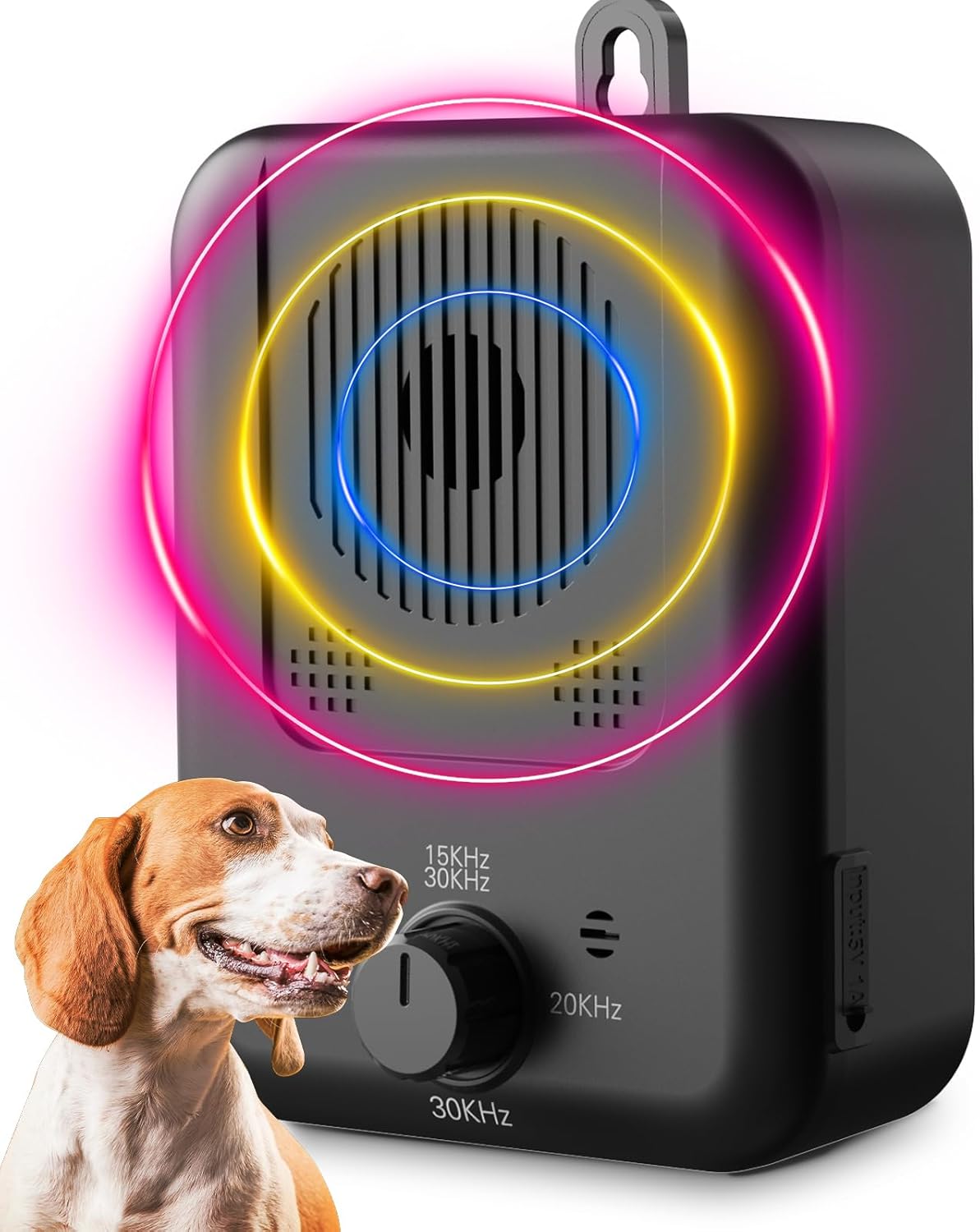 Rechargeable Ultrasonic Bark Control Device with 15m Range