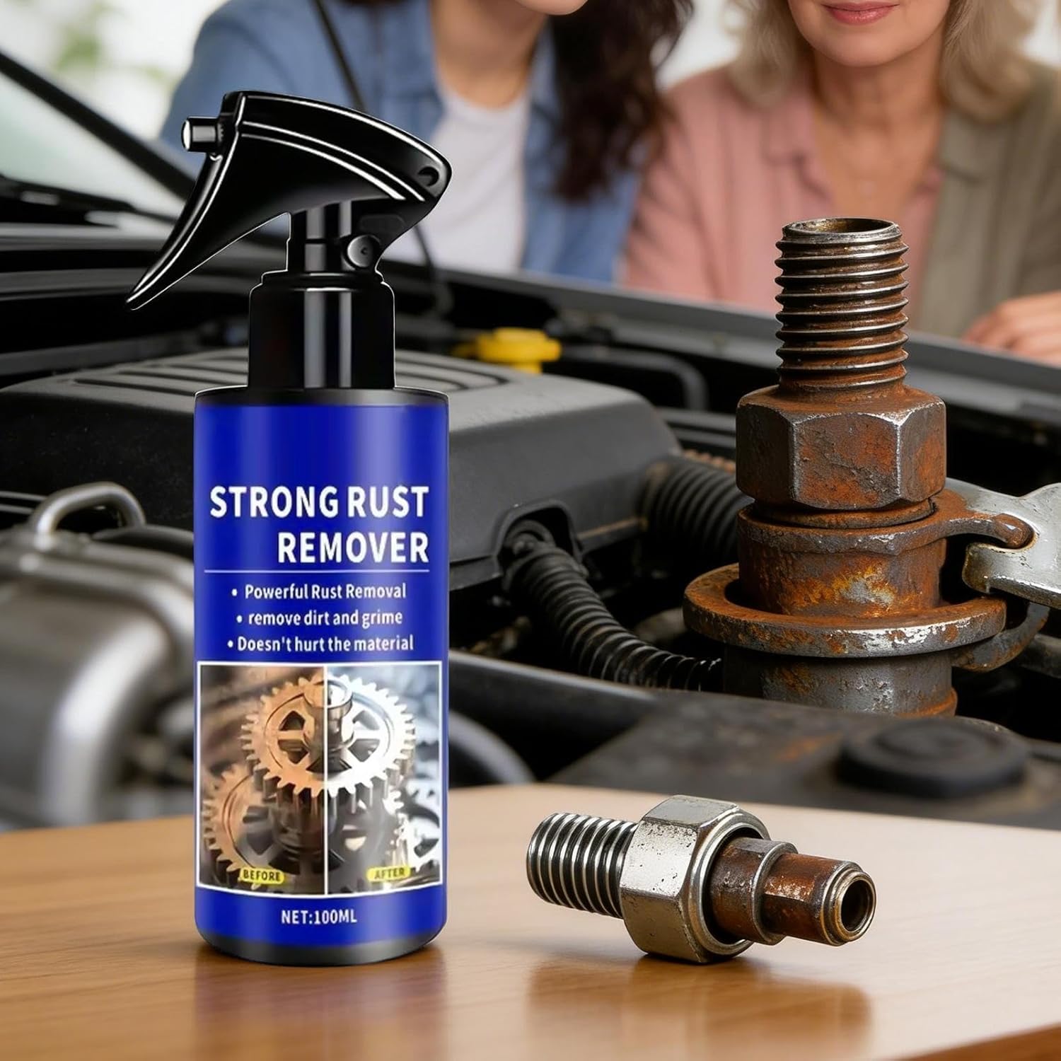 Rust Dissolving Spray – Eliminates Rust Without Scrubbing Effort