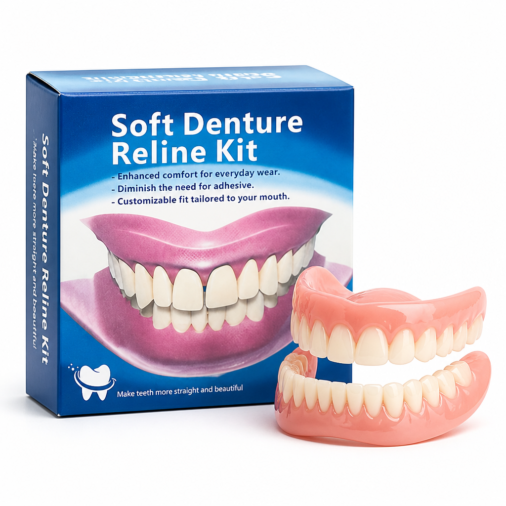 Easy-Install Comfort-Fit Temporary Tooth Cover Set (Upper & Lower)