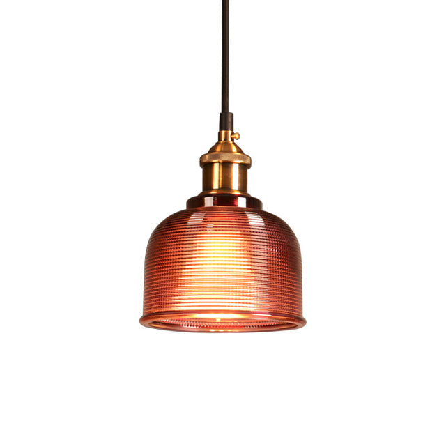 Vintage Glass Pendant Light Hanging