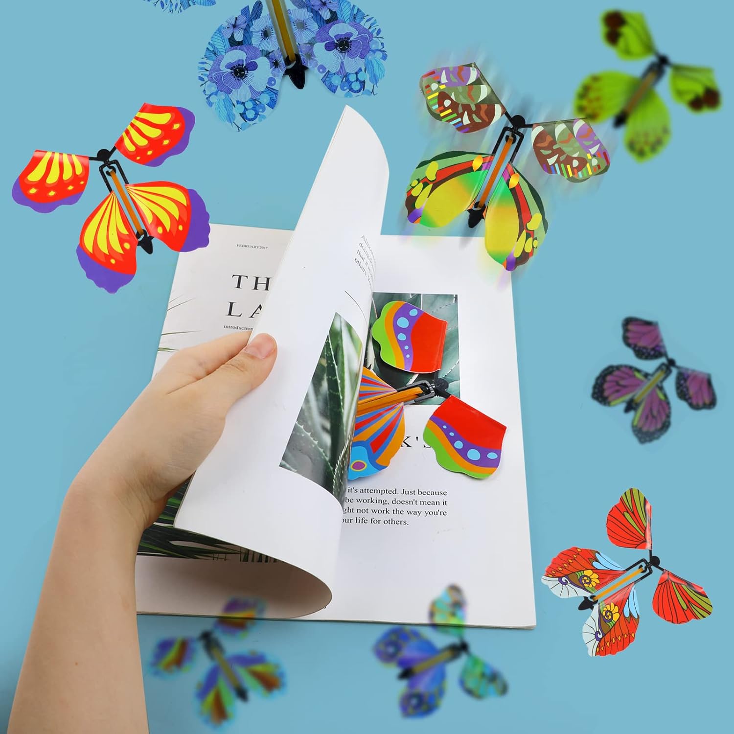 15 Pieces of Floating Butterflies – Perfect for Cards and Gifts