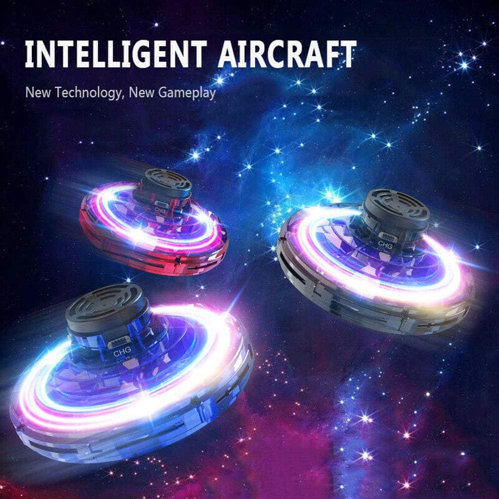 LED Light Display Gyroscope Spinner with Hand Gesture Control