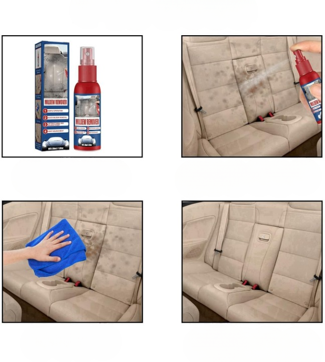 Mold Removal Spray Set of 2 – Suitable for Leather, Fabric, and Plastic