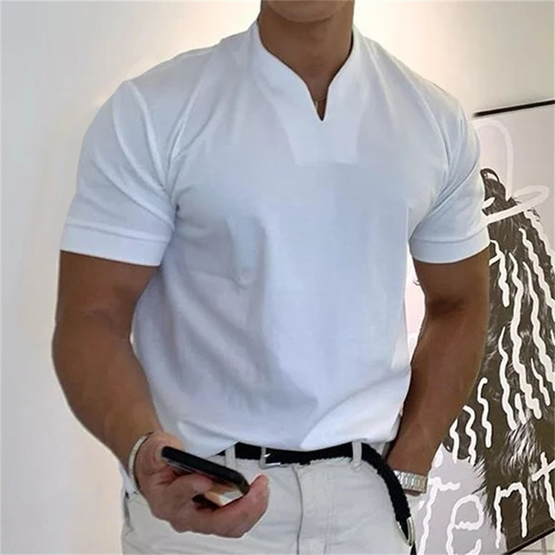 ValorVibe™ Men’s Business Casual V-Neck — Look Razor-Sharp and Feel Unstoppable All Day