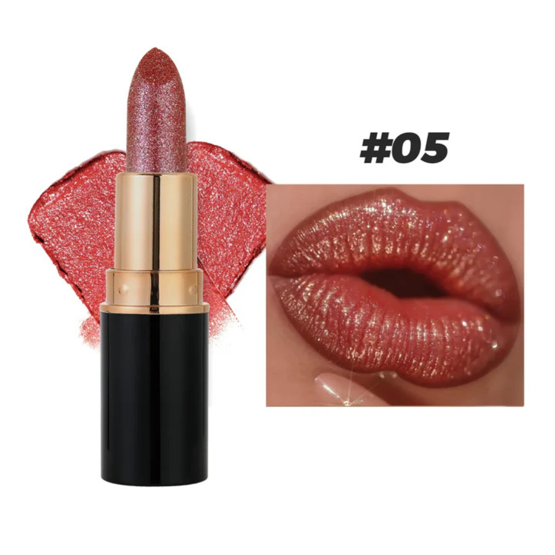 LustraShine™ Metallic Lipstick — Captivate with Unstoppable Shine and Softness All Day Long