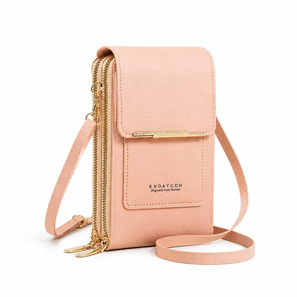 Touchscreen Window Front-Pocket Crossbody Bag