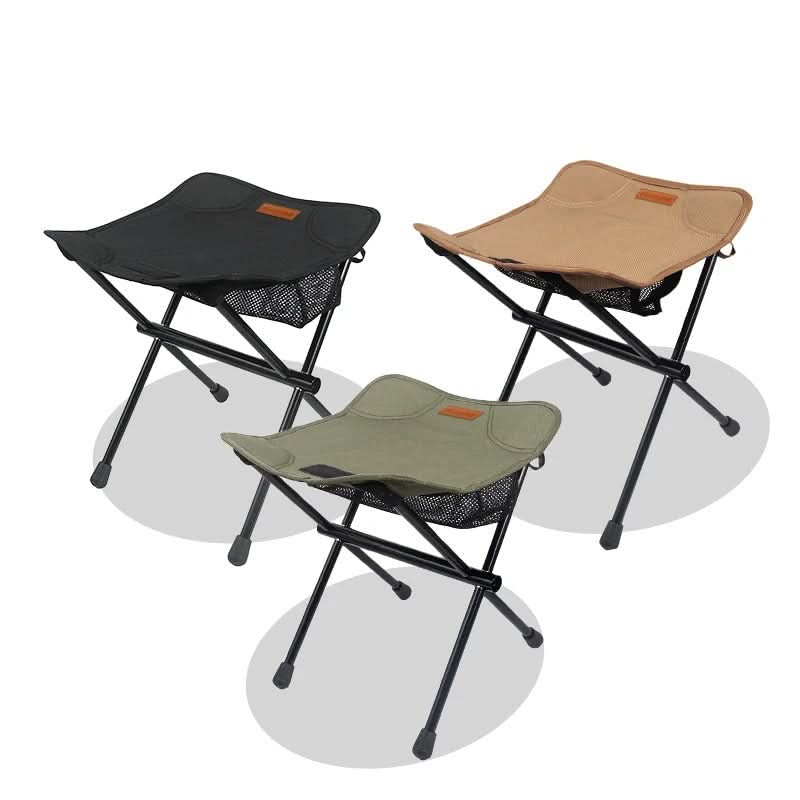 Folding Camping Stool in Portable Aluminum Design