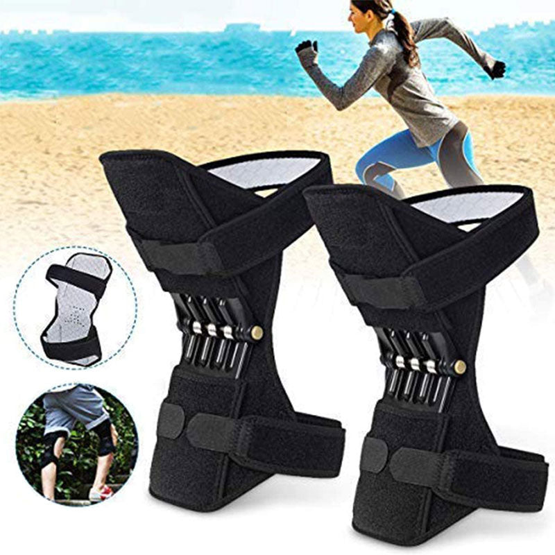 Stabilizing Knee Support with Spring-Loaded Mechanism
