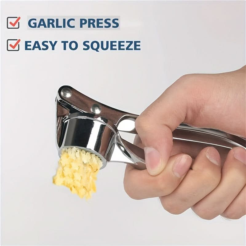 Garlic Crusher Tool – Heavy Duty Press for Efficient Mashing