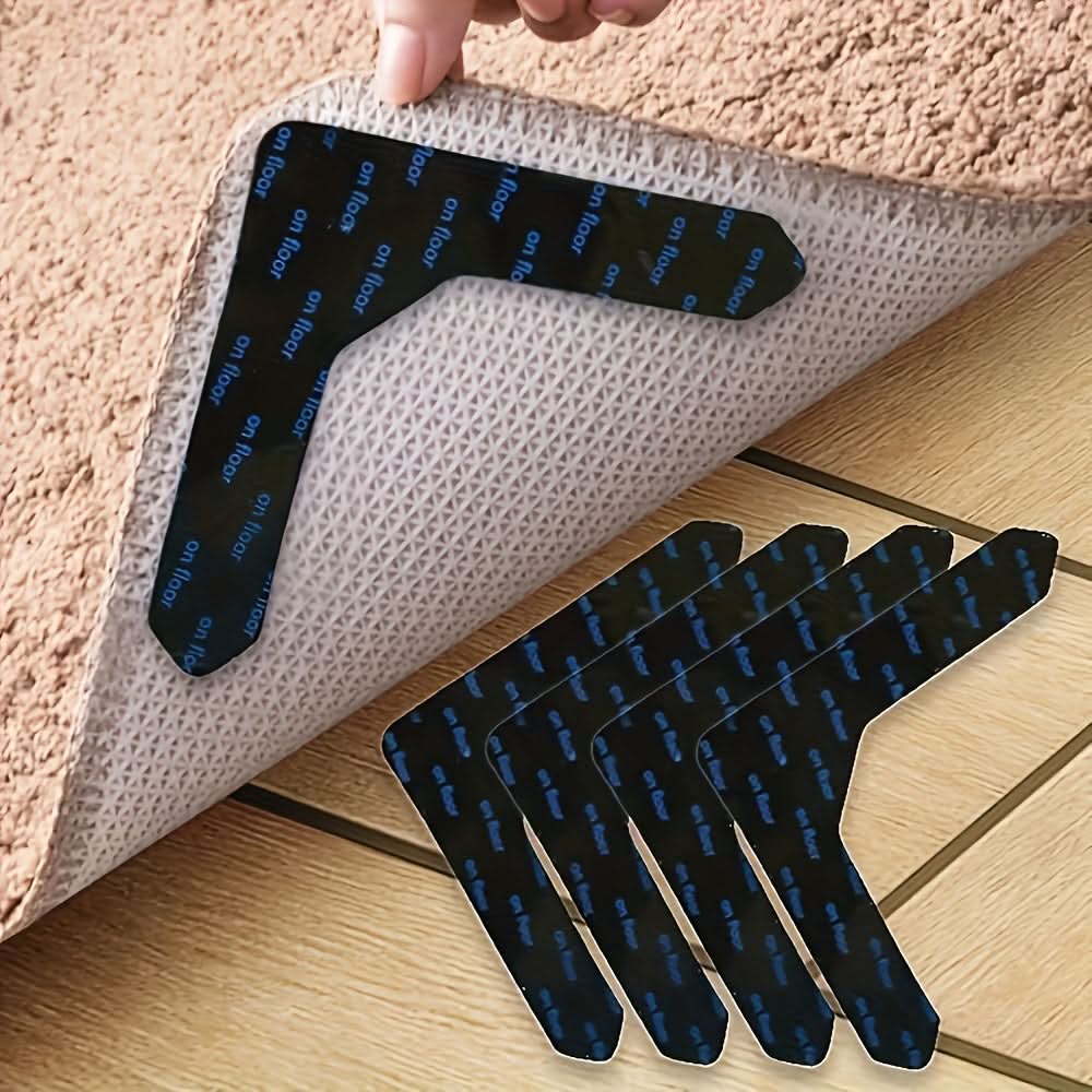 Non-Slip Carpet Adhesive Stickers – Reusable and Safe for Home or Office