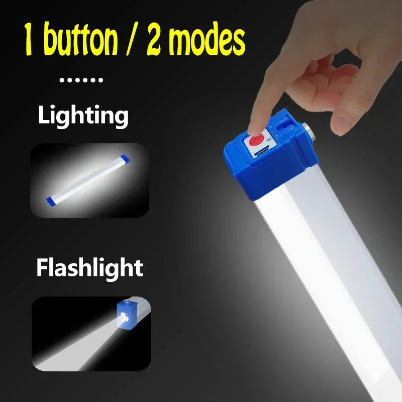 Magnetic LED Tube Light – Battery-Powered